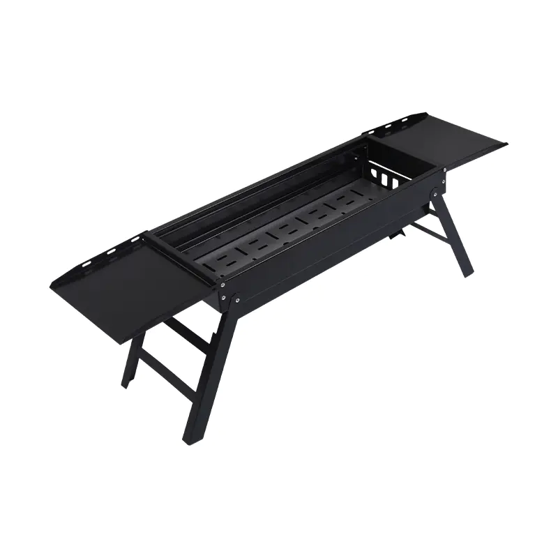 ポータブル折りたたみ炭火BBQグリル